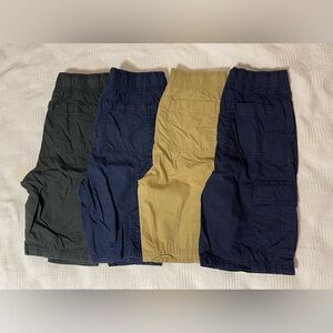 The Children's Place Boys Cargo Shorts - Black, Blue, Tan